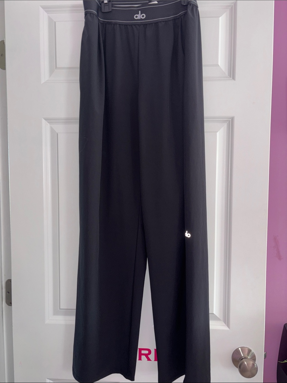 ALO Yoga Black Suit-Up Trousers